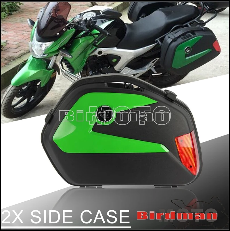 Green Rider Saddlebag Side Cases Storage Luggage Boxes for Kawasaki ZX ZXR Ninja Versys ER 6F 10R 14R Tail Hard Cases Trunk
Green Rider Saddlebag Side Cases Storage Luggage Boxes for Kawasaki ZX ZXR Ninja Versys ER 6F 10R 14R Tail Hard Cases Trunk