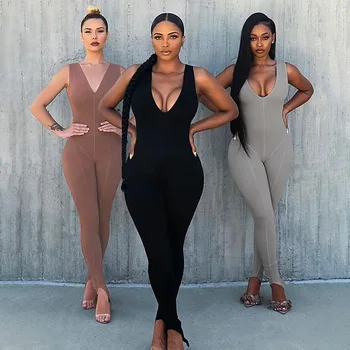 soild sexy v-neck sleeveless women jumpsuits active wear sporty overalls workout fitness skinny elastic fashion casual bodycon
soild sexy v-neck sleeveless women jumpsuits active wear sporty overalls workout fitness skinny elastic fashion casual bodycon