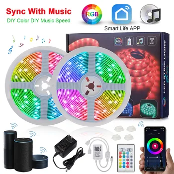 12v WIFI Led Strip Light Waterproof RGB LED Strip Flexible LED Light WiFi Controller + Adapter Plug LED Strip Phone Control R
12v WIFI Led Strip Light Waterproof RGB LED Strip Flexible LED Light WiFi Controller + Adapter Plug LED Strip Phone Control R