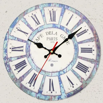 Vintage Wall Clock Roman Number Design Living Room Wooden Wall Clock Home Decor Handmade Round Wall Clock 30cm
Vintage Wall Clock Roman Number Design Living Room Wooden Wall Clock Home Decor Handmade Round Wall Clock 30cm