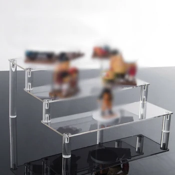 Acrylic Display Stand Detachable 3-Tiers Ladder Steps Shelf Rack For Doll Toy AU
Acrylic Display Stand Detachable 3-Tiers Ladder Steps Shelf Rack For Doll Toy AU