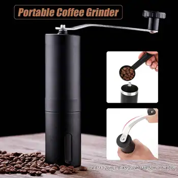 Manual Coffee Grinder- Hand Conical Coffee Bean Grinder With Ceramic Mechanism By Flafster Kitchen- Portable Stainless Steel
Manual Coffee Grinder- Hand Conical Coffee Bean Grinder With Ceramic Mechanism By Flafster Kitchen- Portable Stainless Steel