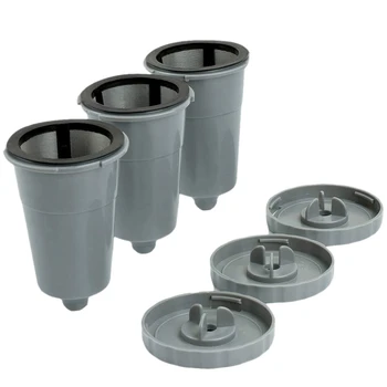3 Reusable K Cups for Keurig 1.0 Brewers,Easy to Use Refillable Single Cup Coffee Filters, Stainless Steel Mesh Filter
3 Reusable K Cups for Keurig 1.0 Brewers,Easy to Use Refillable Single Cup Coffee Filters, Stainless Steel Mesh Filter