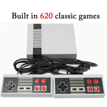 Mini TV Handheld Game Console AV 8Bit Retro Video Game Console Player Built-in 620 Game Classic Games Dual Gamepad Gaming Player
Mini TV Handheld Game Console AV 8Bit Retro Video Game Console Player Built-in 620 Game Classic Games Dual Gamepad Gaming Player