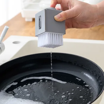 Useful Dishwashing Brushes Automatic Liquid Non-stick Oil Cleaning Brush Cooktop Press Type Wash Pot Cleaner Kitchen Supplies
Useful Dishwashing Brushes Automatic Liquid Non-stick Oil Cleaning Brush Cooktop Press Type Wash Pot Cleaner Kitchen Supplies