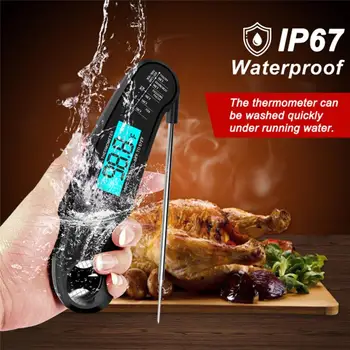 Digital Instant Read Meat Thermometer G-Sensor Ultra Fast Thermometer Digital Thermometer Waterproof Kitchen Cooking Tools
Digital Instant Read Meat Thermometer G-Sensor Ultra Fast Thermometer Digital Thermometer Waterproof Kitchen Cooking Tools