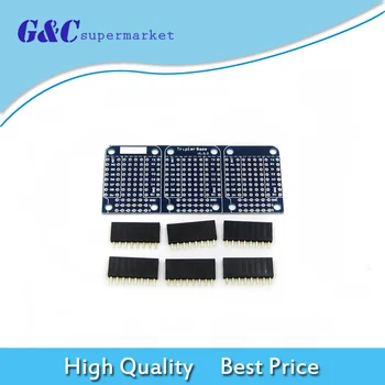 For Arduino Compatible Triple Shield For WeMos D1 Mini Dua Sided Perf Board diy electronics
For Arduino Compatible Triple Shield For WeMos D1 Mini Dua Sided Perf Board diy electronics