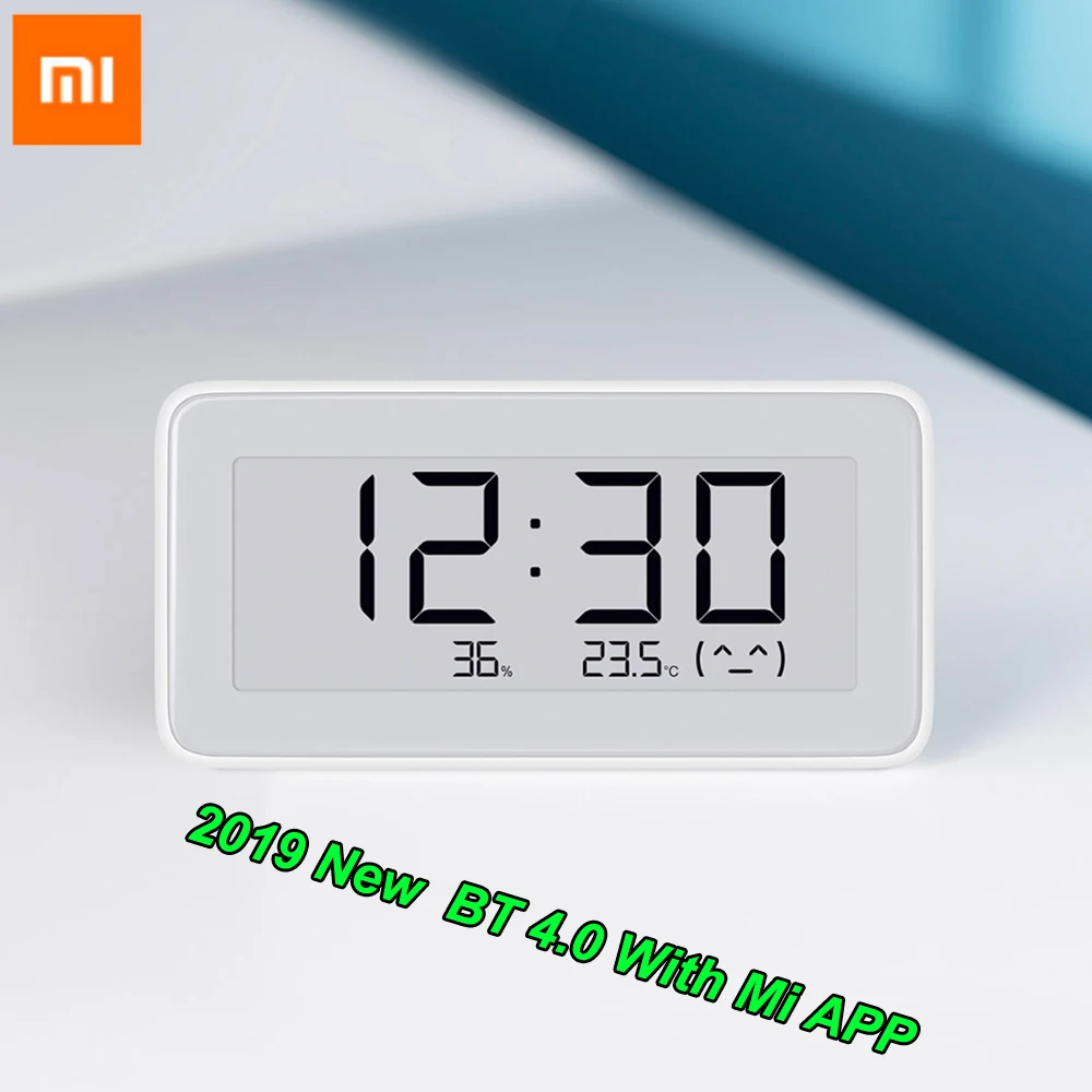 Xiaomi Mijia BT4.0 Wireless Smart Electric Digital clock Indoor Hygrometer Thermometer Pro E-ink Temperature Measuring Tools
Xiaomi Mijia BT4.0 Wireless Smart Electric Digital clock Indoor Hygrometer Thermometer Pro E-ink Temperature Measuring Tools