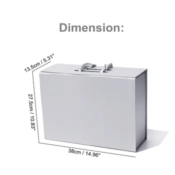 New 4 Colors Folding Cardboard Storage Box Universal Packaging Box Gift Hardbound Box Hand-held Carton for Wedding Evening Dress
New 4 Colors Folding Cardboard Storage Box Universal Packaging Box Gift Hardbound Box Hand-held Carton for Wedding Evening Dress