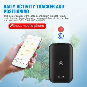 GF21 Mini GPS Real Time Car Tracker Anti-Lost Device Voice Control Recording Locator High-definition Microphone WIFI LBS GPS Pos
GF21 Mini GPS Real Time Car Tracker Anti-Lost Device Voice Control Recording Locator High-definition Microphone WIFI LBS GPS Pos