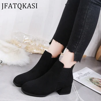 Women Boots Winter Ankle Boots Woman Elastic Band Chelsea Boots Plush Slip On Fashion Plus Size Ladies Shoes 2019 New Style
Women Boots Winter Ankle Boots Woman Elastic Band Chelsea Boots Plush Slip On Fashion Plus Size Ladies Shoes 2019 New Style