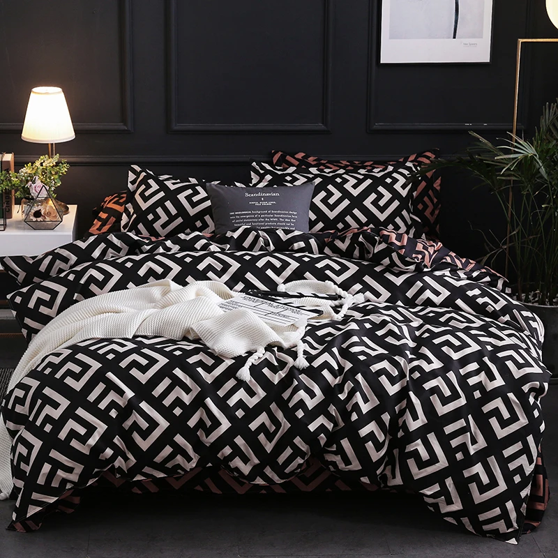 YuXiu-Simple-geometric-bedding-set-linen-duvet-cover-sets-Leopard-3pcs-king-size-bed-linens-Queen