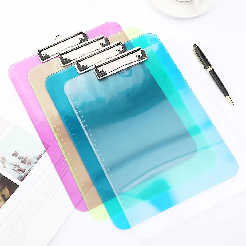 Kawaii Colored Acrylic Clipboard Cute PP Plastic Stationery Item Thing Exam Writing Office File Document Clip Board Supply Bts
Kawaii Colored Acrylic Clipboard Cute PP Plastic Stationery Item Thing Exam Writing Office File Document Clip Board Supply Bts