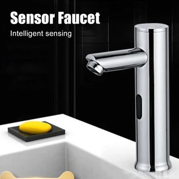 Bathroom Basin Home Touchless Kitchen Sensor Faucet Brass Electronic Automatic Infrared Cold Hot Splash Proof Tap Water Mixer
Bathroom Basin Home Touchless Kitchen Sensor Faucet Brass Electronic Automatic Infrared Cold Hot Splash Proof Tap Water Mixer