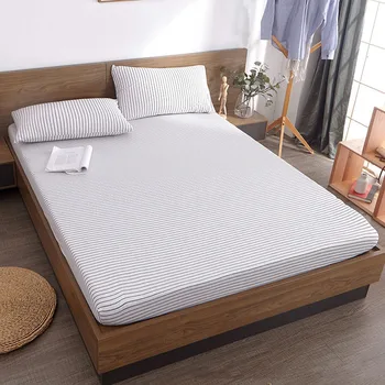 Cotton Mattress Cover Knitted Mattress Protector Fitted Sheet Style Covers Anti-mite Friendly Skin Soft Pad For 180*200cm Bed
Cotton Mattress Cover Knitted Mattress Protector Fitted Sheet Style Covers Anti-mite Friendly Skin Soft Pad For 180*200cm Bed
