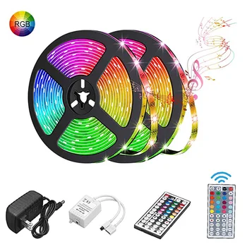 LED Strip Light RGB 5050 SMD 2835 Flexible Ribbon fita led light strip RGB 5M 10M 15M Tape Diode DC 12V+ Remote Control +Adapter
LED Strip Light RGB 5050 SMD 2835 Flexible Ribbon fita led light strip RGB 5M 10M 15M Tape Diode DC 12V+ Remote Control +Adapter