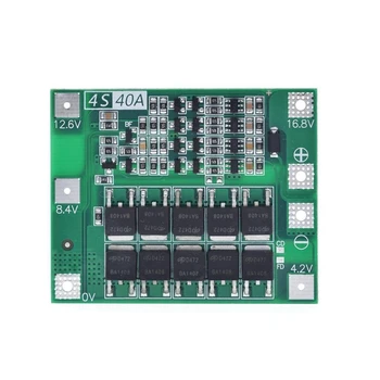 4S 40A 18650 Li-Ion Lithium Battery Charger PCB Board BMS Protection Module for Drill Motor 14.8V 16.8V Lipo Cell Module
4S 40A 18650 Li-Ion Lithium Battery Charger PCB Board BMS Protection Module for Drill Motor 14.8V 16.8V Lipo Cell Module