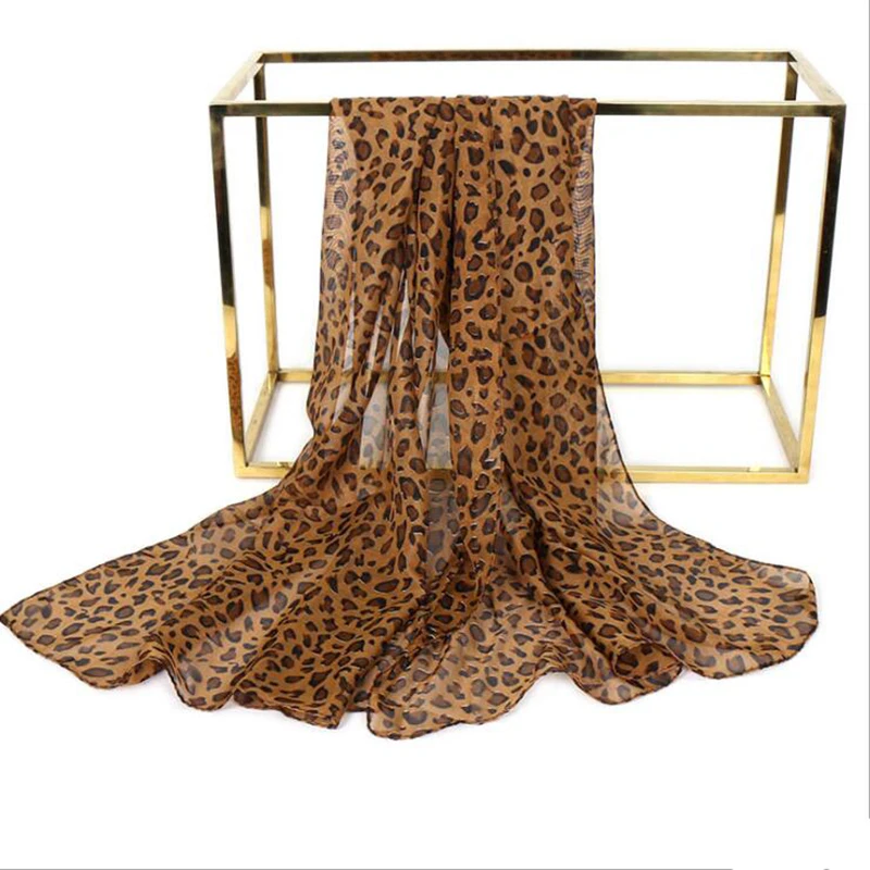 Fashion Women Leopard Print Scarf Shawl 160*50cm boho Chiffon Big Scarf Ladies Autumn Scarf and Wraps for Evening Party Dresses
Fashion Women Leopard Print Scarf Shawl 160*50cm boho Chiffon Big Scarf Ladies Autumn Scarf and Wraps for Evening Party Dresses