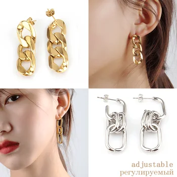 Stainless Steel Women Chain Earring Unusual Earrings Fashion Drop Earrings 2020 Long Chain Earrings For Women Female Jewelry
Stainless Steel Women Chain Earring Unusual Earrings Fashion Drop Earrings 2020 Long Chain Earrings For Women Female Jewelry