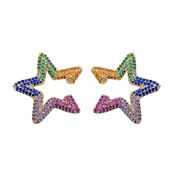 Queen Lotus New colorful Stone Star Earrings For Women Fashion Earrings Jewelry For Gift Creative earrings
Queen Lotus New colorful Stone Star Earrings For Women Fashion Earrings Jewelry For Gift Creative earrings