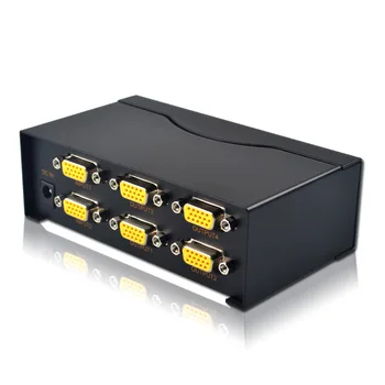 VGA Splitter Switch 2x Input 4x Output with remote/4 Port VGA Switch Box 2 In 4 Out For LCD PC TV Monitor
VGA Splitter Switch 2x Input 4x Output with remote/4 Port VGA Switch Box 2 In 4 Out For LCD PC TV Monitor