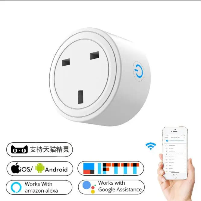 UK Smart Plug Wifi Smart Socket Smart Life Plug Alexa adapter Wifi Smart Timer Pwork with Alexa Google Home Tuya Voice Control
UK Smart Plug Wifi Smart Socket Smart Life Plug Alexa adapter Wifi Smart Timer Pwork with Alexa Google Home Tuya Voice Control
