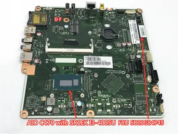 FRU 5B20G84745 Laptop motherboard for Lenovo C470 AIO with SR1EK I3-4005U 100% tested 
FRU 5B20G84745 Laptop motherboard for Lenovo C470 AIO with SR1EK I3-4005U 100% tested