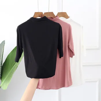 Spring bottoming shirt female T-shirt long-sleeved lapel slub cotton thickened large size cotton shirt bottoming shirt
Spring bottoming shirt female T-shirt long-sleeved lapel slub cotton thickened large size cotton shirt bottoming shirt