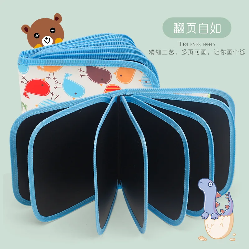 Children Portable Painting Book Cloth Book Blackboard Graffiti Drawing Book Multi-functional Handwritten-Repeated Use Writing Bo
Children Portable Painting Book Cloth Book Blackboard Graffiti Drawing Book Multi-functional Handwritten-Repeated Use Writing Bo