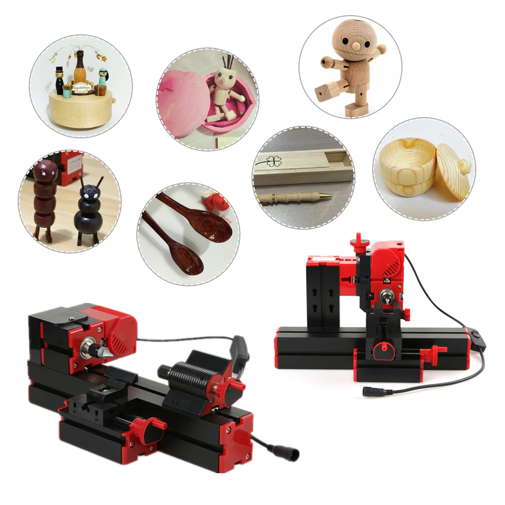 DIY 6 in 1 Motorized Transformer Jigsaw Grinder Driller Plastic Metal Lathe Wood Drilling Sanding Turning Milling Sawing | Инструменты