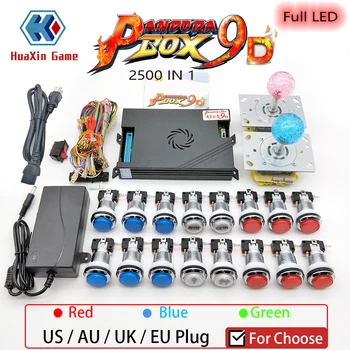 Original Pandora Box 9D 2500 5V LED Joystick,Chrome LED Push Button for DIY Arcade Machine Home Cabinet with Manual
Original Pandora Box 9D 2500 5V LED Joystick,Chrome LED Push Button for DIY Arcade Machine Home Cabinet with Manual