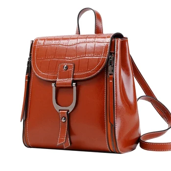 Backpack Women's Leather Backpack Schoolgirl Schoolbag Teen Girl Riding Travel Retro
Backpack Women's Leather Backpack Schoolgirl Schoolbag Teen Girl Riding Travel Retro