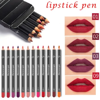 2019 12 Colors Lip Liner Pencil Waterproof Non-Marking Long Lasting Smooth Matte Velvet Lipstick Pencil
2019 12 Colors Lip Liner Pencil Waterproof Non-Marking Long Lasting Smooth Matte Velvet Lipstick Pencil