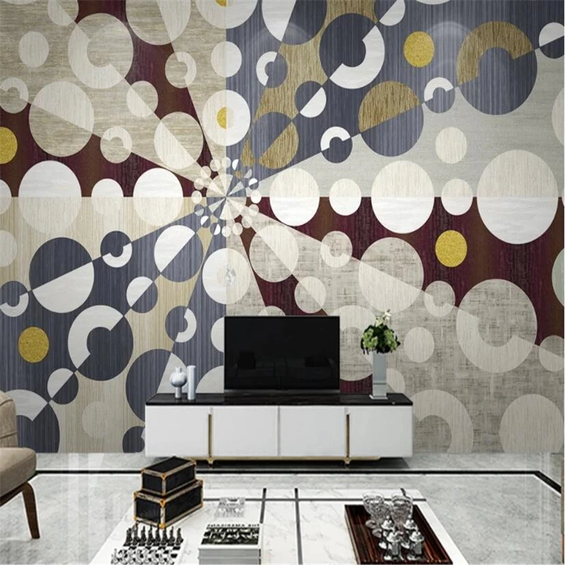 beibehang Custom Photo Wallpaper Modern Geometric golden Living Room Bedroom Study Room Wall paper Painting Papel De Parede 3D
beibehang Custom Photo Wallpaper Modern Geometric golden Living Room Bedroom Study Room Wall paper Painting Papel De Parede 3D