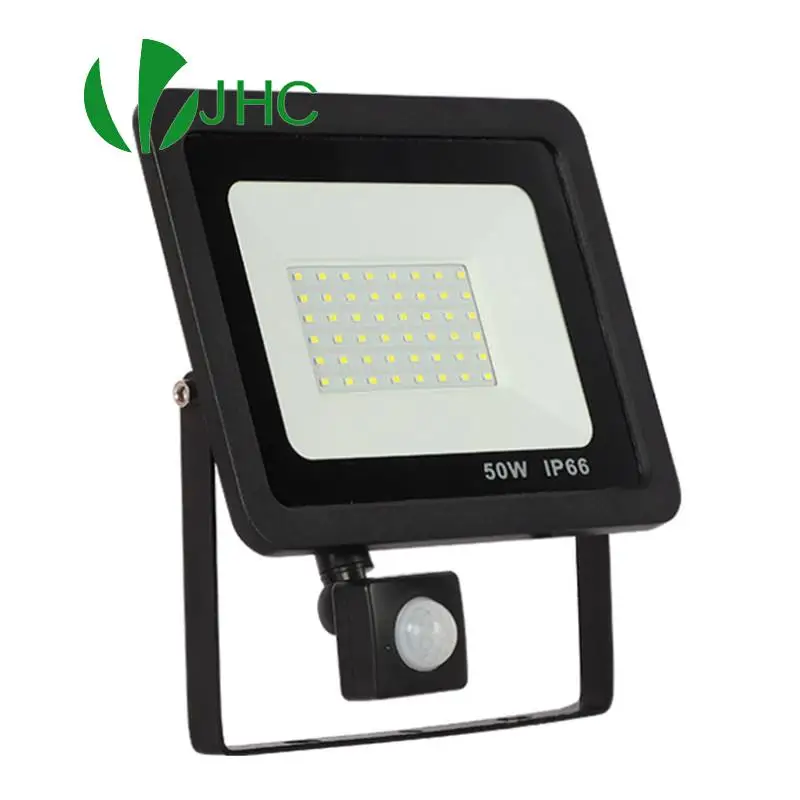 

LED PIR Motion Sensor Floodlight 10W 20W 30W 50W 100W Waterproof Flood light Garden Spotlight 220V Outdoor Wall Lamp Reflector