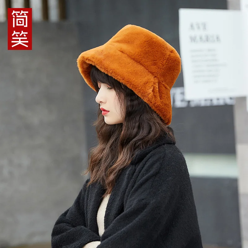 Faux Fur Winter Bucket Hat womens 2019 Winter New Fashion hats Casual Warmth Thickened Cap High quality hat lady small Flatcap
Faux Fur Winter Bucket Hat womens 2019 Winter New Fashion hats Casual Warmth Thickened Cap High quality hat lady small Flatcap