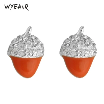 WYEAIIR 925 Sterling Silver Mini Cute Pine Cone Creative Art Zircon Sweet Female Stud Earrings 
WYEAIIR 925 Sterling Silver Mini Cute Pine Cone Creative Art Zircon Sweet Female Stud Earrings