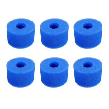 6PCS Swimming Pool Foam Filter Sponge Intex S1 Reusable Washable Biofoam Cleaner Pool Foam Filter Swimming Accessorie
6PCS Swimming Pool Foam Filter Sponge Intex S1 Reusable Washable Biofoam Cleaner Pool Foam Filter Swimming Accessorie