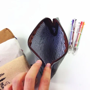 1pcs/lot Simple and retro design Multifunctional package Convenient zipper pen bag stationery
1pcs/lot Simple and retro design Multifunctional package Convenient zipper pen bag stationery