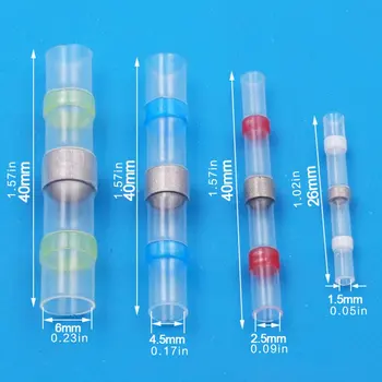 Electrical Wire Connectors Insulated Solder Sleeve Tube Heat Shrink Solder Terminal Waterproof Butt Connectors
Electrical Wire Connectors Insulated Solder Sleeve Tube Heat Shrink Solder Terminal Waterproof Butt Connectors