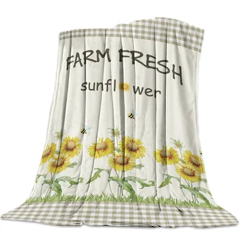 Rustic Farm Fresh Sunflower Throw Blanket Blanket Cartoon Fleece Blanket Sofa/Bed/Plane Travel Plaids Bedding Towel
Rustic Farm Fresh Sunflower Throw Blanket Blanket Cartoon Fleece Blanket Sofa/Bed/Plane Travel Plaids Bedding Towel