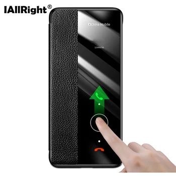 Luxury Litchi Texture Genuine Leather Flip Cover Case For Huawei P40 Pro Phone Bags Window View Smart Answer Stand Fundas Coque
Luxury Litchi Texture Genuine Leather Flip Cover Case For Huawei P40 Pro Phone Bags Window View Smart Answer Stand Fundas Coque