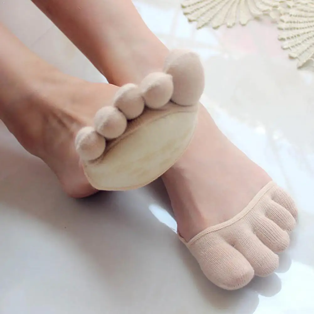 Half Palm Five Finger Socks Cotton Sweat Half Palm Socks High Full Dispensing Toe Open Non-slip Toe Invisible Foam Pad Heel P9T5
Half Palm Five Finger Socks Cotton Sweat Half Palm Socks High Full Dispensing Toe Open Non-slip Toe Invisible Foam Pad Heel P9T5