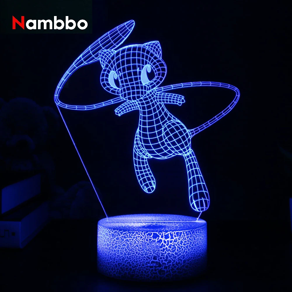 Pokemon Game Mew 3D Lamp Umbreon LED Decorative Night Light Multicolor RGB Bedroom Decor Kids Christmas Gift Toys
Pokemon Game Mew 3D Lamp Umbreon LED Decorative Night Light Multicolor RGB Bedroom Decor Kids Christmas Gift Toys