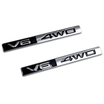 High quality Car Accessories 3D Metal Sticker v6 4WD Badge Decal decoration Sticker for Jaguar Toyota Hyundai Motor Styling
High quality Car Accessories 3D Metal Sticker v6 4WD Badge Decal decoration Sticker for Jaguar Toyota Hyundai Motor Styling