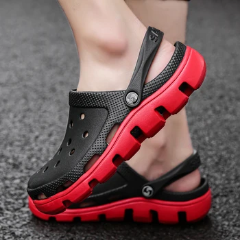 2020 new hole shoes men and women summer couple flat beach shoes non-slip thick bottom pregnant women slippers Baotou cool shoes
2020 new hole shoes men and women summer couple flat beach shoes non-slip thick bottom pregnant women slippers Baotou cool shoes