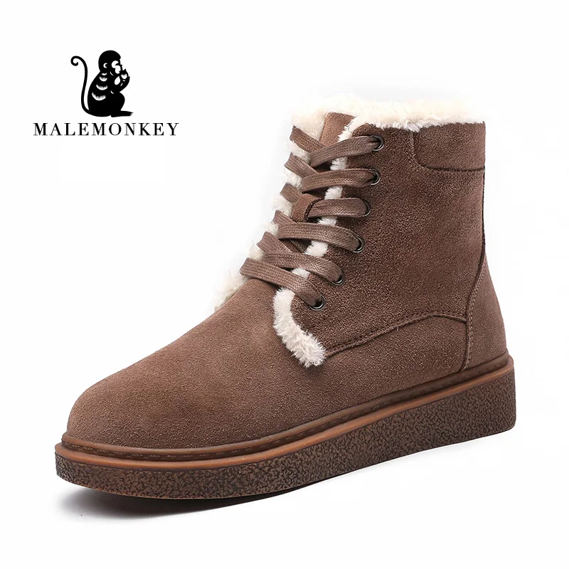 Malemonkey 2019 Size35-40 Winter Classic Women's Boots Warm And Thickened Ankle Lace-up Round Toe Thick Bottom Motorcycle Boots
Malemonkey 2019 Size35-40 Winter Classic Women's Boots Warm And Thickened Ankle Lace-up Round Toe Thick Bottom Motorcycle Boots
