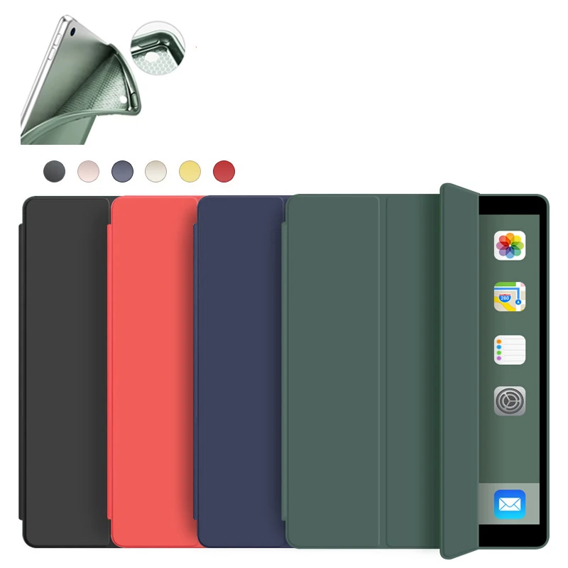 Case for Funda iPad Air 2/1 9.7 2018 2017 Case Silicone Bottom Back PU Leather Smart Cover for iPad 234 5th 6th Generation Mini
Case for Funda iPad Air 2/1 9.7 2018 2017 Case Silicone Bottom Back PU Leather Smart Cover for iPad 234 5th 6th Generation Mini