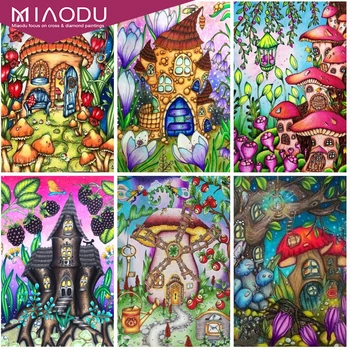Miaodu 5D DIY Diamond Embroidery House Full Square Round New Arrival Diamond Painting Landscape Mushroom Rhinestone Kit Wall Art
Miaodu 5D DIY Diamond Embroidery House Full Square Round New Arrival Diamond Painting Landscape Mushroom Rhinestone Kit Wall Art
