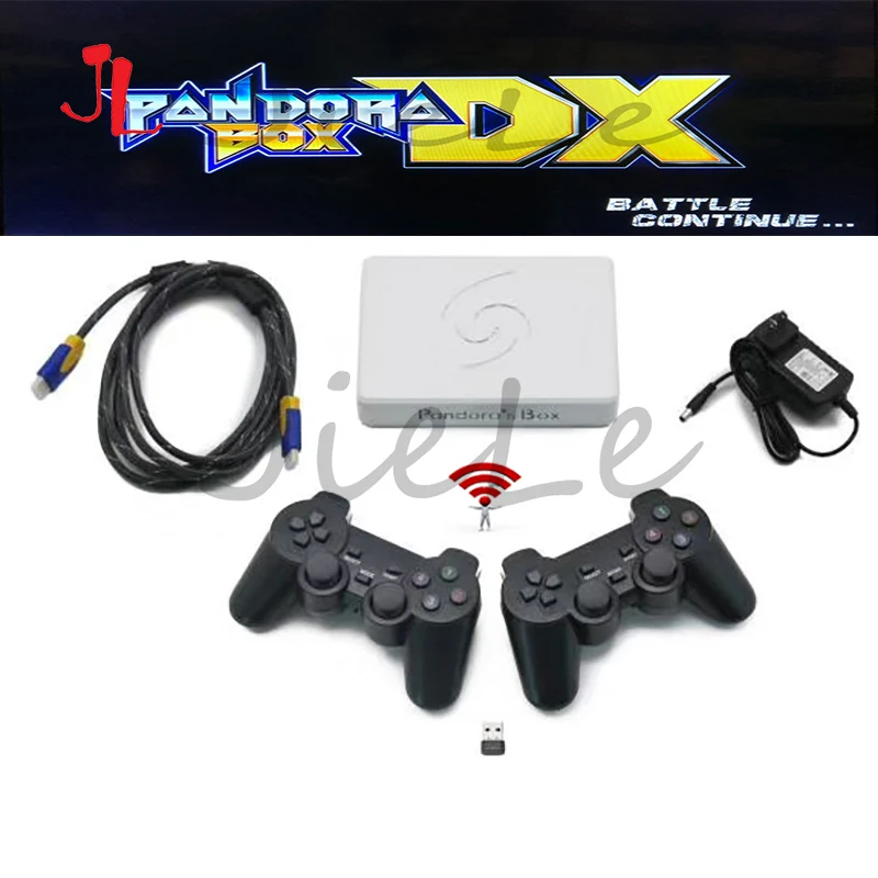 

Orginal Pandora Box DX Wired Wireless Gamepas Set USB Joypad Controller 2 Player Arcade PCB 3000 in 1 Record High Score function